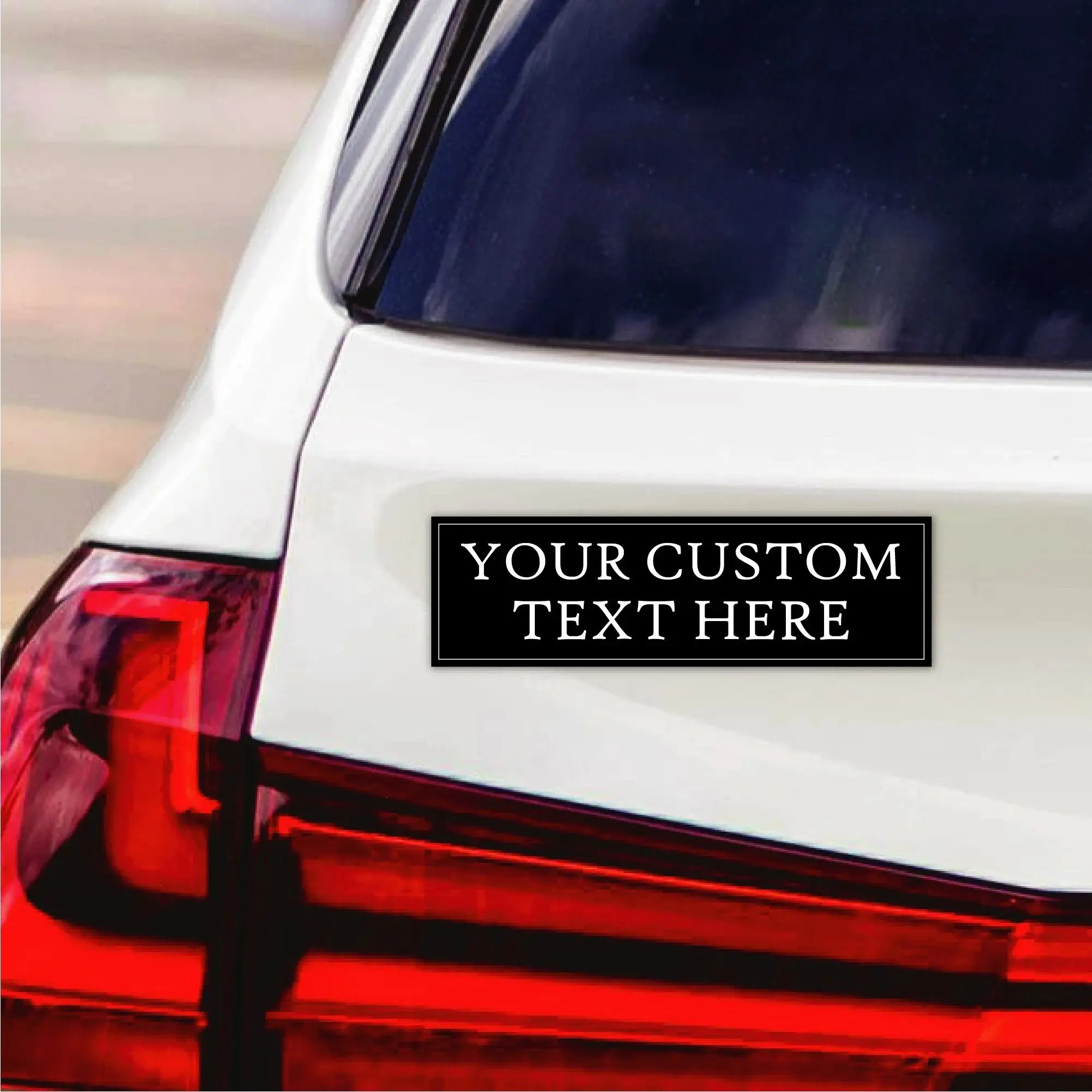 Personalized Magnetic Car Sign, Custom Text Car Magnet, Removable Auto Magnet, Custom Vehicle Magnet, Business Advertising Magnet