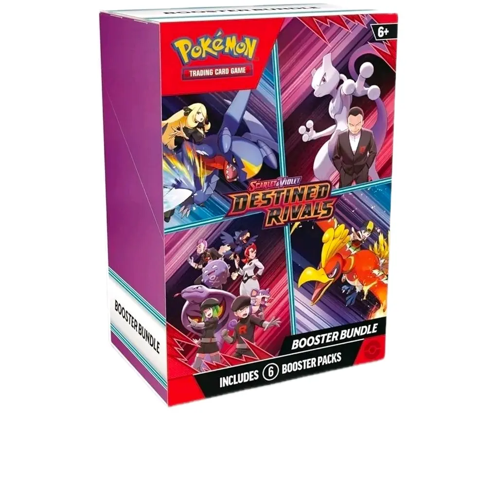 Pokmon TCG SV Destined Rivals Booster Bundle 6 Packs - TikTok Shop