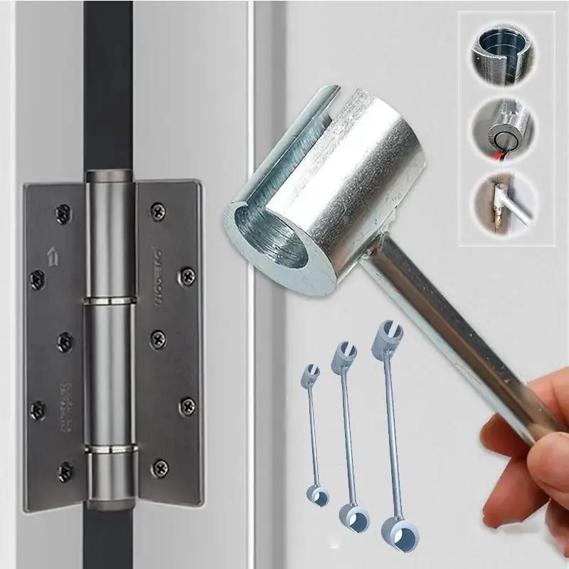 Universal Door Hinge Adjustment Tool, 14-19mm Hinge Gap Adjusting Wrench, Manual Hinge Repair Tool for Home, Office, Store Doors and Property Maintenance