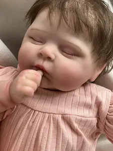 Peaches Reborn Baby Doll 20 Inch Soft Vinyl Realistic Newborn Dolls Lifelike Baby Dolls Clothes and Accessories for 3+ Year Old Girls