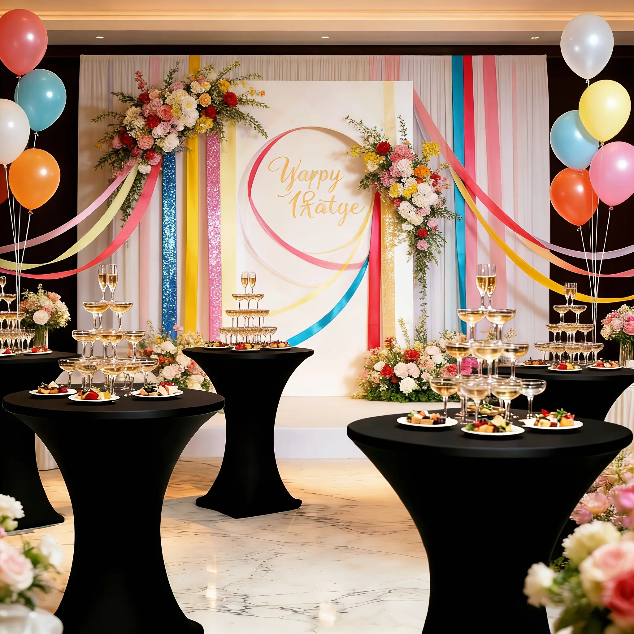 1pc, 2pcs Round, Solid Color Stretch Tablecloth, Wedding Decorative Cocktail Table Cover, Elegant Party Tablecloth, Suitable For Weddings, Valentine'S Day, Birthdays, Hotels, Roadside Pubs, And Bars.