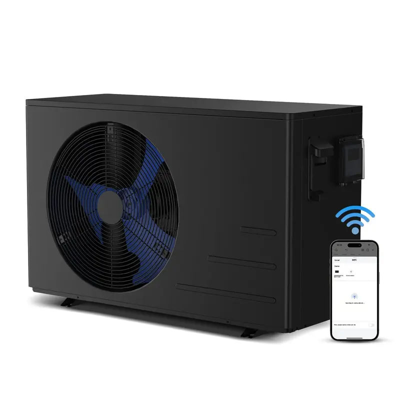 30000BTU Smart Pool Heat Pump WiFi App Control Heater & Cooler Energy Efficient for Above Ground Pools Swimming pool heat pump Heat Pump Systems Automatic Heating