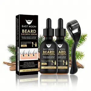 Buy 1 Get 1 Free, Beard Growth Kit for Men – Hair & Beard Regrowth Serum, Helps Fill Patchy Beards, Thicker Fuller Facial & Scalp Hair, Topical Solution