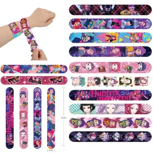 Kpop Demon Hunters Slap Bracelets Party Favors Birthday Party Gifts Snap Bracelets Goodie Bag Party Decorations Christmas Gifts Mother's Day Gifts