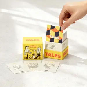 Tales Family Edition 150 Conversation Cards, Party Game Cards, Ideal for Family Games & Gatherings, Suitable for All Ages, Enhances Meaningful Connections,Easter gifts