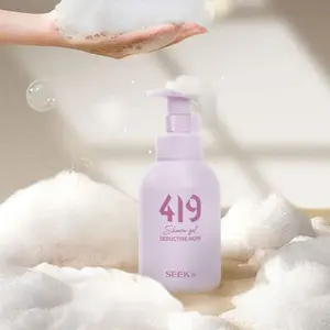 SEEK.si 419 Shower Gel Seductive Noir - Luxurious Foaming Bath Gel for Refreshing Cleanse
