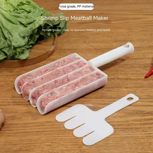 1pc, Rice-meat dumplings maker, meatball maker, magic tool, kitchen, fish ball press, meat ball press, fried meatball, shrimp slide