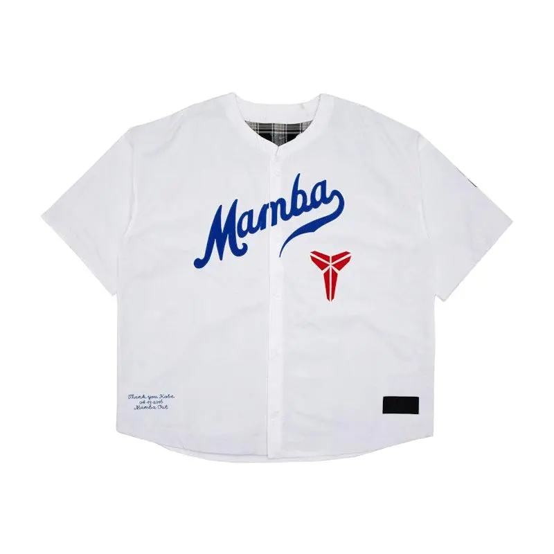 Nike Men's Kobe Bryant Baseball S/S Top White/Blue, from StockX