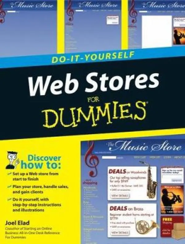 USED-Web Stores Do-It-Yourself for Dummies by Joel Elad (Paperback)