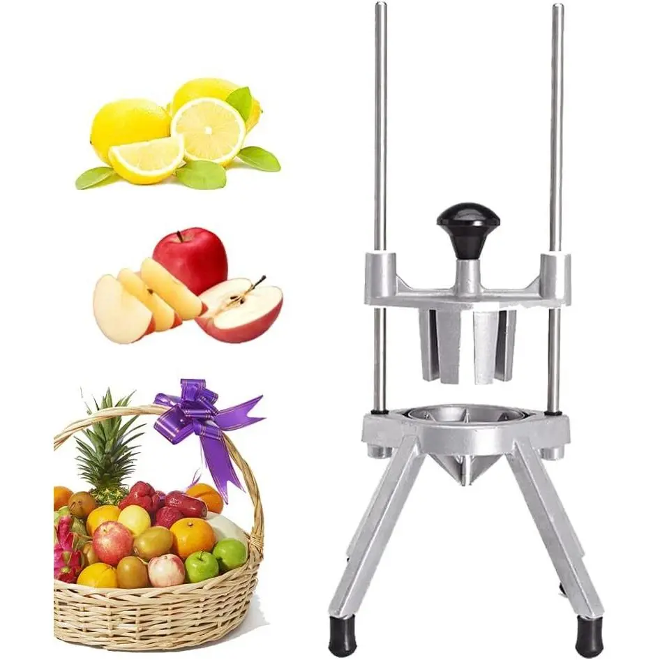 Rismanor Commercial Stainless Steel 8 Wedger Fruit Lime Slicer Cutter Lemon Cutter