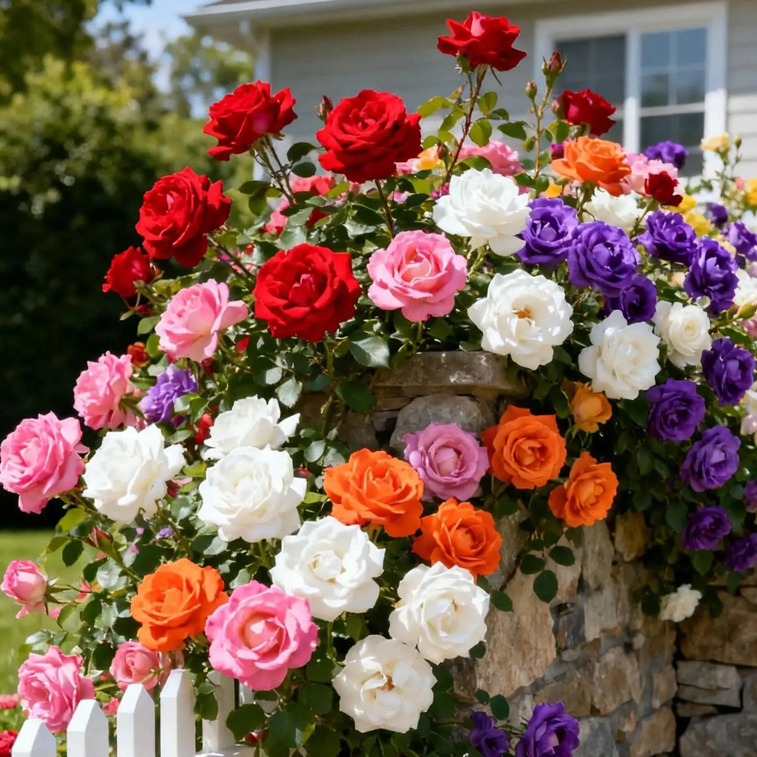 300 Premium Multicolor Flower Seeds - Rare Mix, Easy to Grow, Non-GMO, High Germination for Home & Outdoor Garden, Great Gift Idea for Families & Plant Lovers