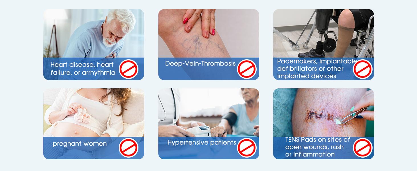 EMS Foot Massager for Neuropathy, NMES Foot Stimulator for Neuropathy Feet Nerve FSA&HSA Eligible item Electric Foot Massager for Circulation and Pain Relief with 4 TENS Unit Muscle Stimulator Pads