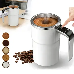 2026 New Self Stirring Coffee Mug, Auto Mixing Cup, Self Stirring Mug for Coffee Milk Cocoa, Stainless Steel Travel Coffee Cup for Office Home Kitchen