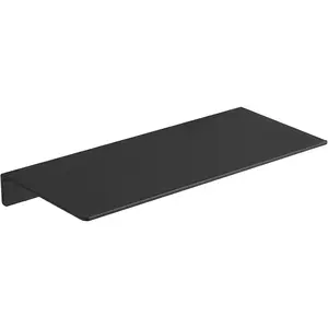 Metal Wall Shelf,Metal Floating Shelf,12" Black Floating Shelf, Small Shelf for Wall, Display Shelves for Wall Storage (Black, 12 in)