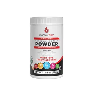 Organic Protein powder plant based high in fiber Healthcare Fitness Dietary Supplement