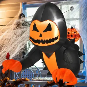 3.3 Feet Halloween Inflatable Pumpkin Head Ghost