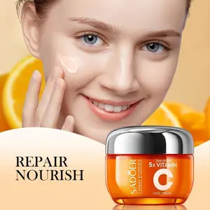 3Pack Korean Cream with 5X Vitamin C, Hydrating,Glowing & Repairing Face Cream - Facial Moisturizer for Fine Lines,Wrinkles,Uneven Skin Tone, 1.76 Oz