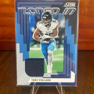 2025 Panini Score Zoned In Tony Pollard Patch #ZON-TPD