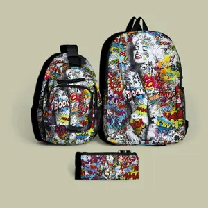 Comic Craze Backpack Set