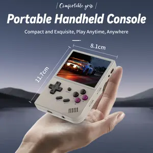 ANBERNIC RG35XX Handheld Game Console 3.5' IPS 640*480 Screen Retro Games Consoles Classic Emulator Hand-held Gaming Console Preinstalled Linux System Video Games Christmas Gifts