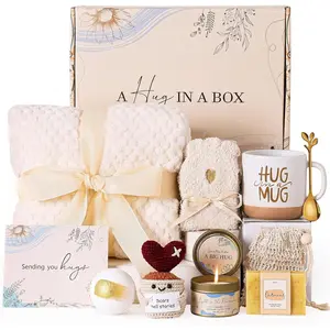 Get Well Gifts Care Package for Women Feel Better Gift Box After Surgery Cancer Patients Sick Friend Chemo Encouraging Pamper Comfort Wellness Hug Self Care Box With Mug