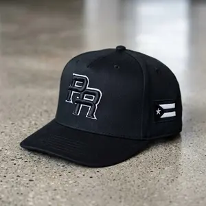 Puerto Rico PR Classic Baseball Hat Embroidered Snapback Cap Boricua Streetwear Adjustable Hat with Premium PR Logo & Flag Design Unisex Durable Comfortable Breathable