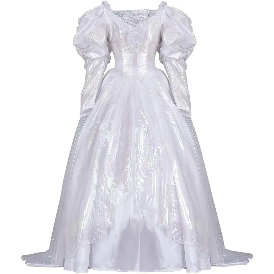 Labyrinth Sarah Costume Women's Deluxe Puff Sleeve Dress Gown