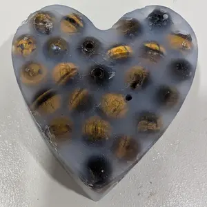 Tiger's Eye Luxe 2in Hearts: Picky Pad & DIY Jewelry Kit