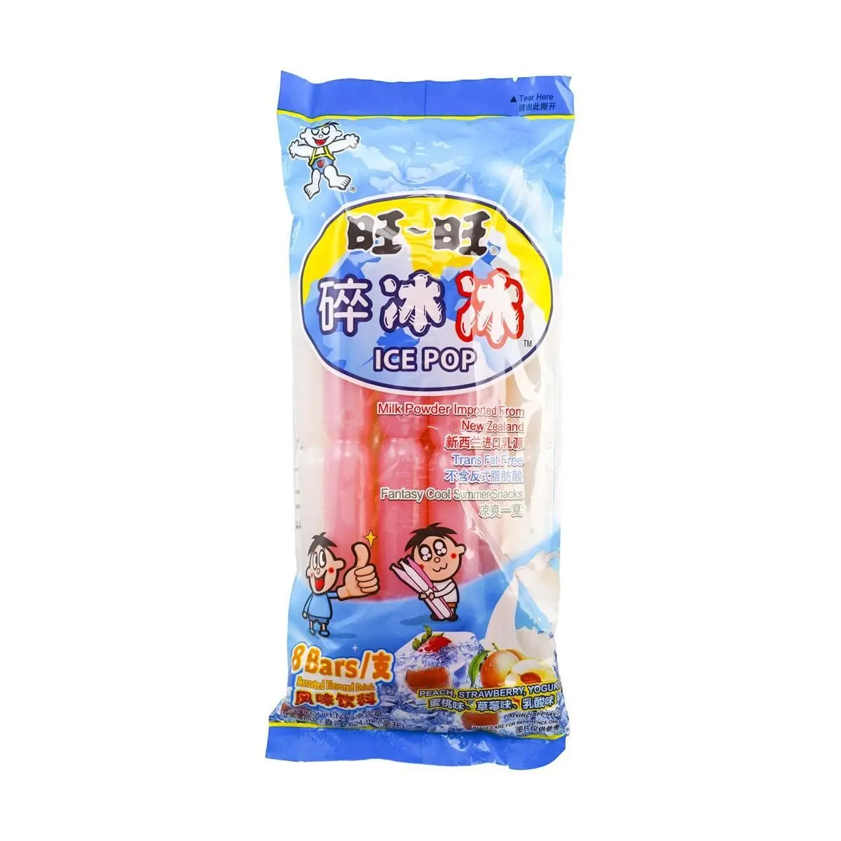 WANT WANT Ice Pops - Mixed Flavor Popsicles WANT WANT Ice Pops - Mixed Flavor Popsicles