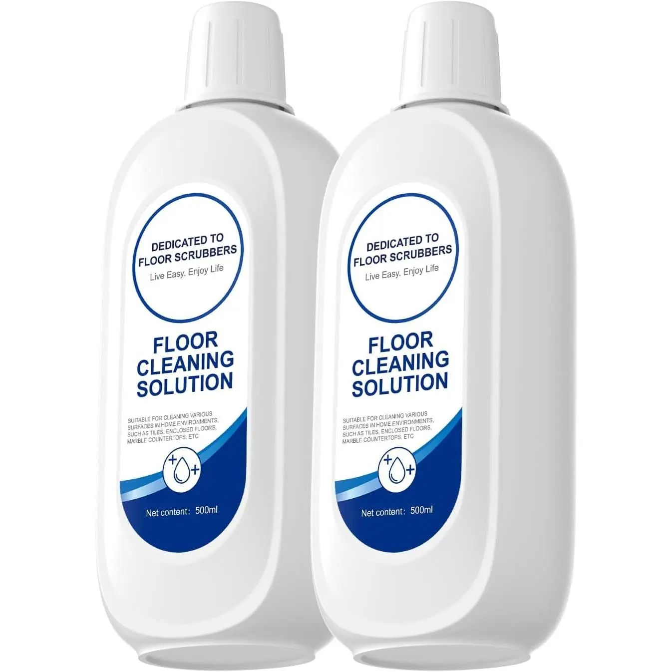 Floor Cleaning Solution Compatible With Tineco, Deep Cleans for Multiple Hard Floors, Suitable With All Robot Vacuums with Mopping and Cordless Wet/Dry Vacuum Mop Cleaner (Original 2 Bottle)