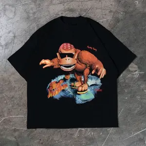 Funky Kong Surf T-Shirt, Sweatshirt, Hoodie, Meme Funny Animal Tee, Gifts Shirt, Unisex Vintage Graphic Tees Gothic Grunge Y2k Emo Scene Amity Affliction Style Clothes Men Women Streetwear O5W