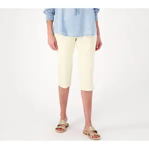 Belle by Kim Gravel Regular Citi Twill Capri Pants