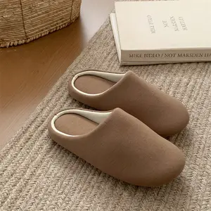Cozy Soft House Slippers - Memory Foam Comfort Indoor Slides for Women & Men, Non-Slip Quiet Sole Fall Home Shoes, Breathable Lounge Slip-Ons (Solid Colors)