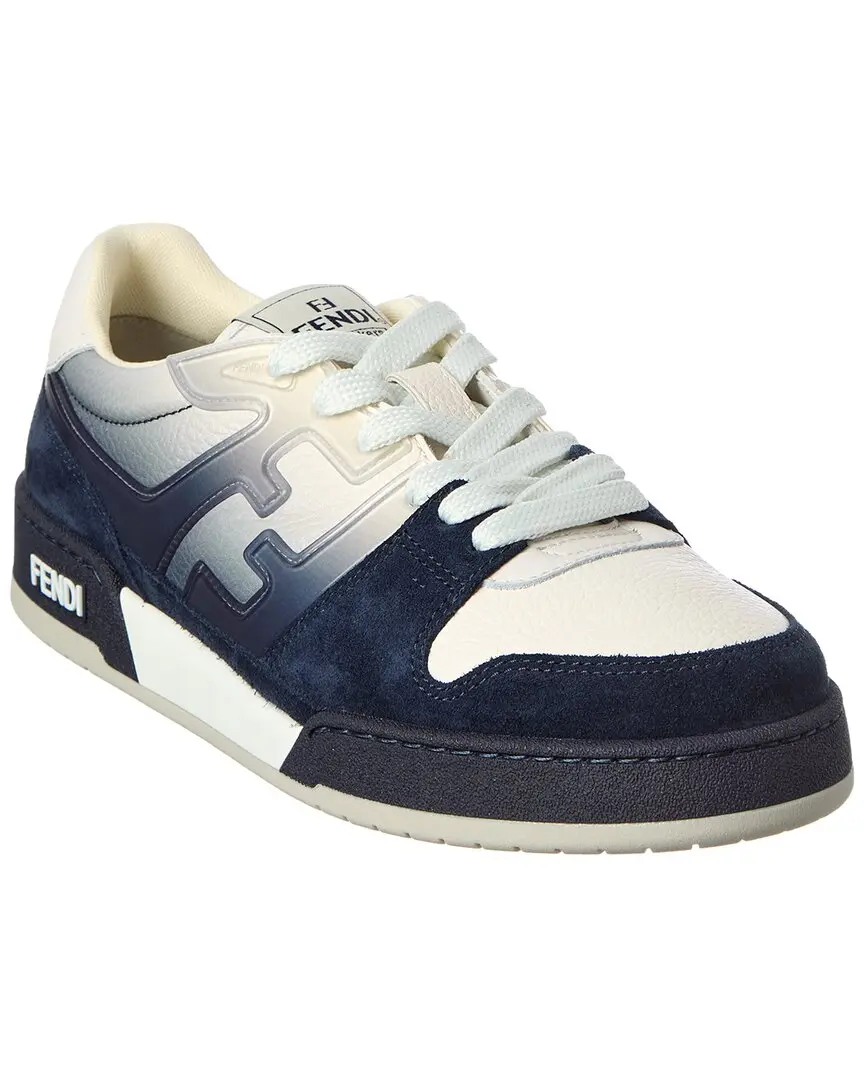 FENDI Match Suede & Leather Sneaker