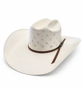 Twister 20X Straw Cowboy Hat – Vent Crown, 4 1/2” Crown, 4 1/4” Brim | Classic Western Straw Hat