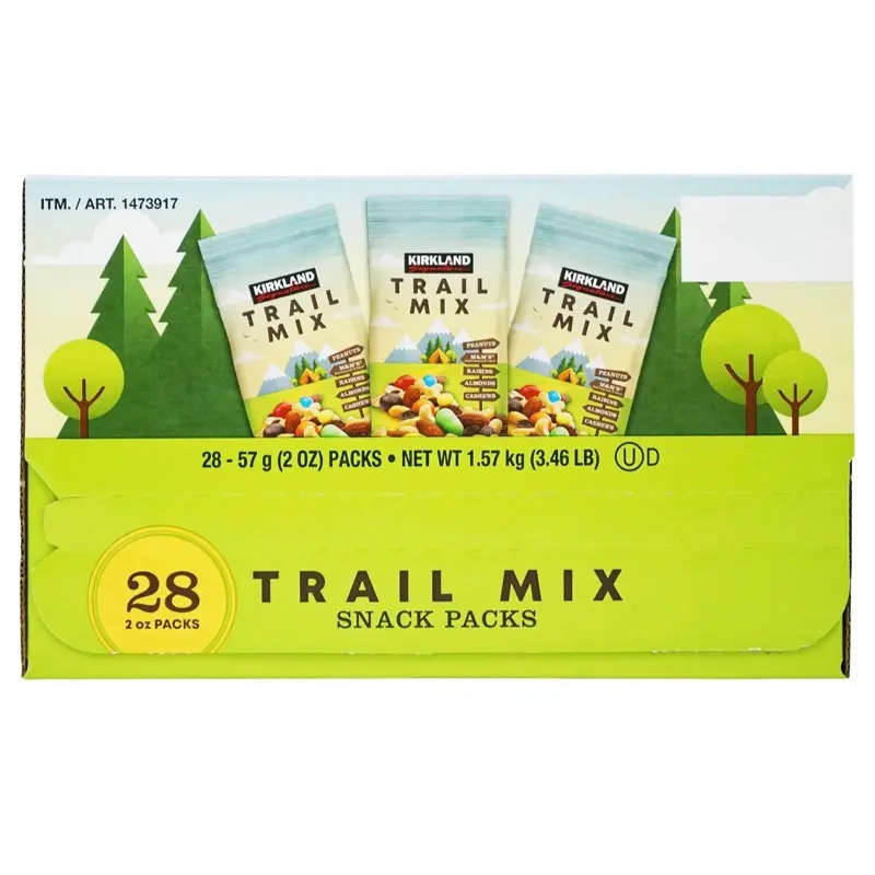 Kirkland Trail Mix, Individual Snack Bags, 28-Count