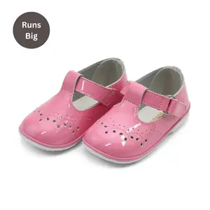Birdie Patent T-Strap Mary Jane (Baby First Walker Shoe)