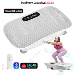 ZenActive Vibration Plate Whole Body Exercise and Relaxation Machine With Smart Screen Low Noise Max Weight 330LB for Home Exercise Platform