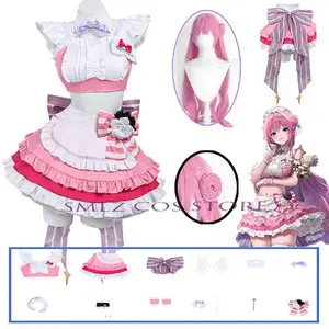 Doro Cosplay Anime NIKKE Doro Dorothy Cosplay Costume Sexy Woman Maid Dress Wig Set Halloween Carnival Sweet Lolita Uniform