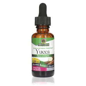 Nature's Answer Yucca Root Extract Supplement with Organic Alcohol, 1-Fluid Ounce | Supports Immune Function | Promotes Wellness* | Gluten-Free | Single Count