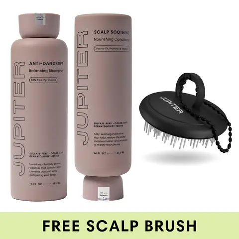 Flake Free Duo + FREE Scalp Brush Post Straightening Shampoo Premium Touch Shampoo