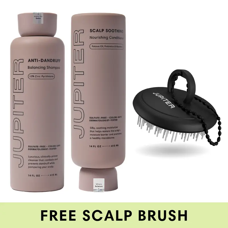 Flake Free Duo + FREE Scalp Brush Post Straightening Shampoo Premium Touch Shampoo