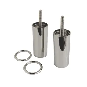 Kingston Brass Metal Extension Leg - Polished Nickel, Easy-to-Install, Long-Lasting Durability