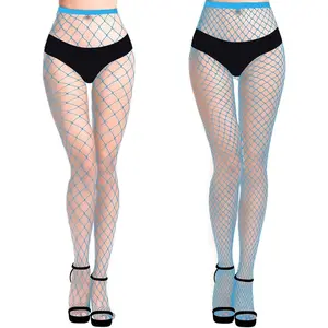 Women's Fishnets Sparkly Tights High   Stockings Sexy Party Pantyhose
