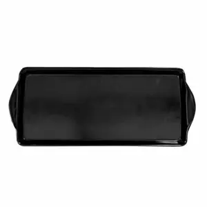 Reston Lloyd Melamine Plastic Tidbit Tray, BPA-Free, Food Safe, Multipurpose Platter Serving Tray, Bathroom/Table Organizer