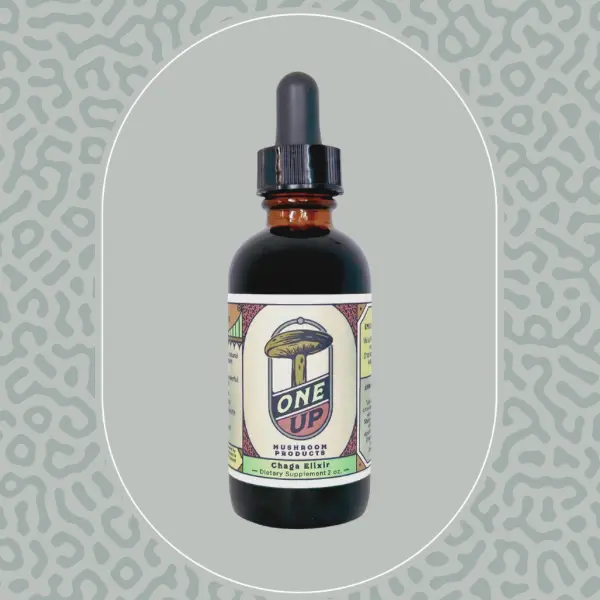 Chaga Elixir Dietary Supplement - Supports Healthy Cholesterol, Blood Sugar, and Blood Pressure Levels - Edible Mushroom Wellness Supplement