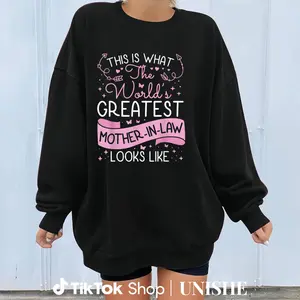 Mother in Law Gift Sweatshirt – 100% World's Greatest Long Sleeve from Daughter in Law