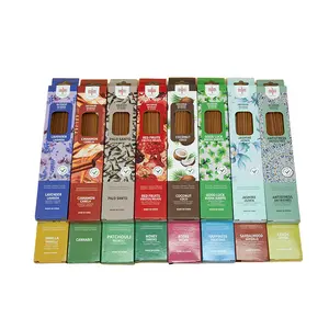 15 Natural Authentic Indian Sandalwood Incense Sticks Pure Aromatherapy Experience for Relaxation and Wellbeing fragrance