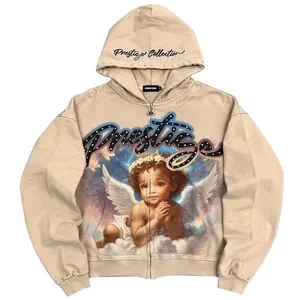 Prestige Angel Vintage Zip Up Hoodie