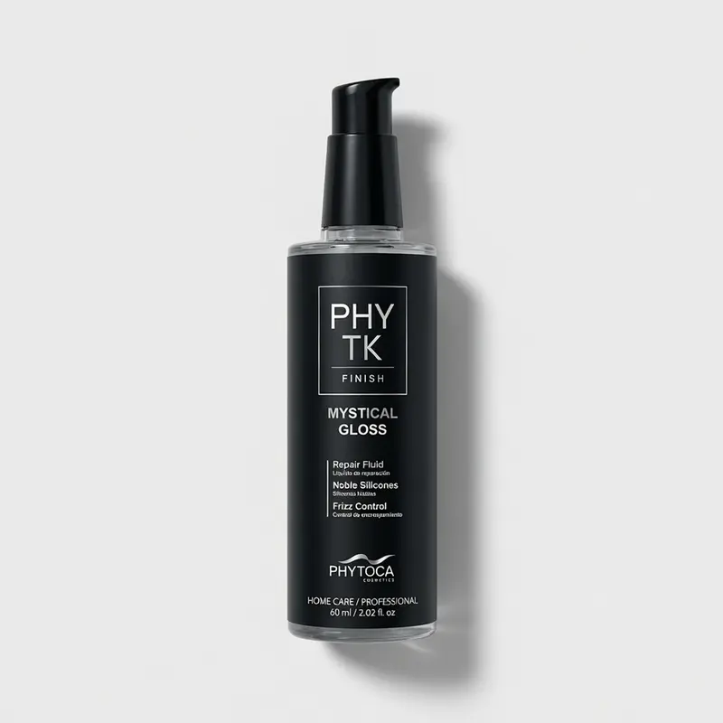Phytoca Mystical Gloss Serum - Adult Haircare Frizz Control Styling Aid & Conditioning Treatment, Blend of Noble Silicones, Smooth Glossy Hair Glow, Humidity Solution, Non-Greasy Lightweight Leave-In, 60 mL (2.02 oz) Pump Bottle